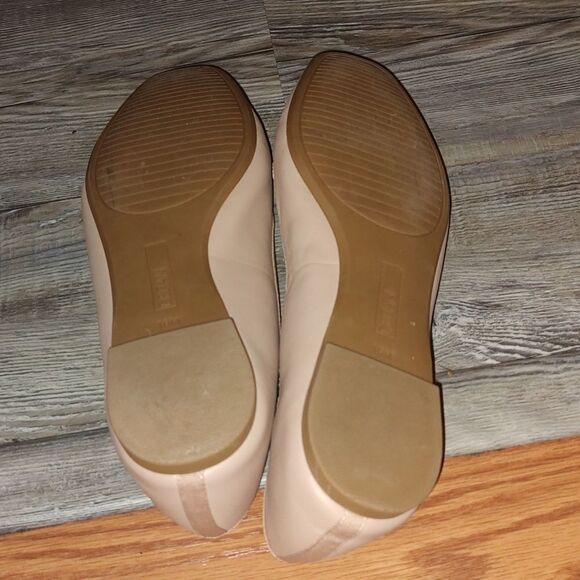 Deltan Quinn  Nude color Leather Ballet Flats Sz 10 NWOT - Picture 7 of 8